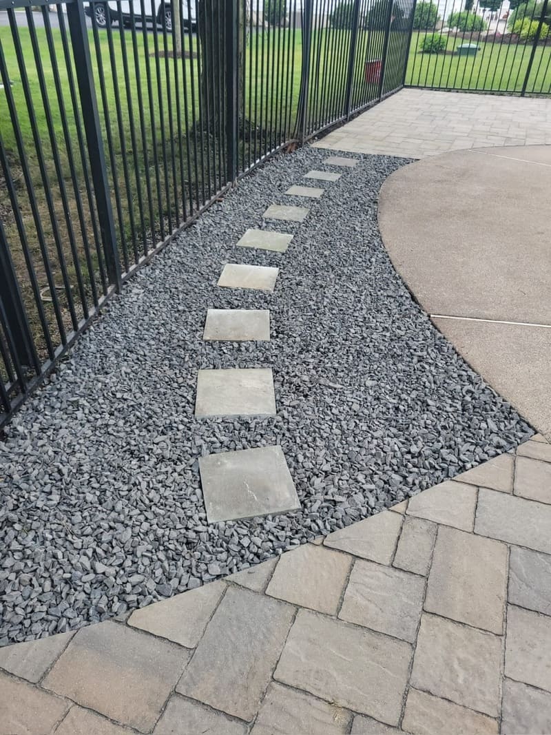 residential Hardscape project in harleysville, pa