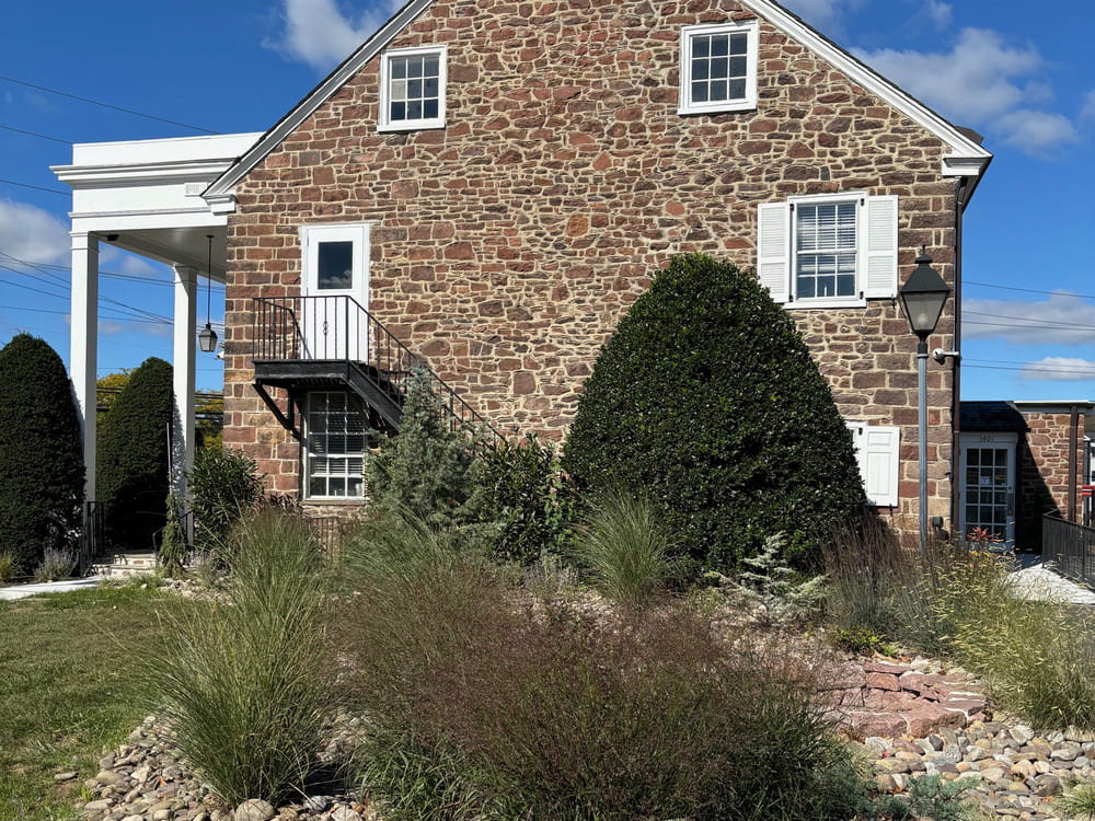 Commercial Landscape and Hardscape project in warrington, pa