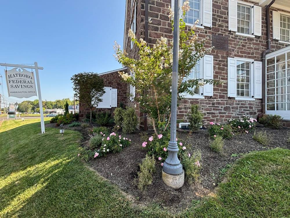 Commercial Landscape and Hardscape project in warrington, pa