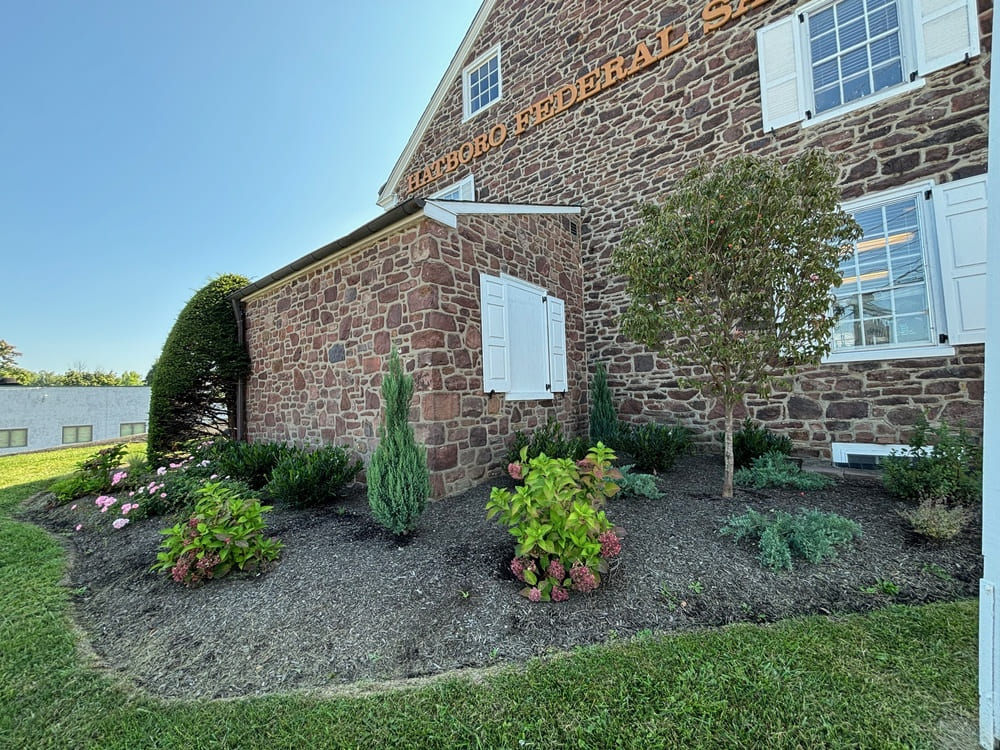 Commercial Landscape and Hardscape project in warrington, pa